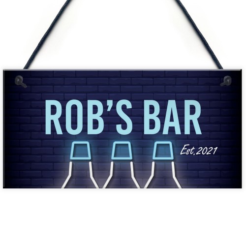 Funny Personalised Bar Man Cave Shed Garage Home Pub Sign