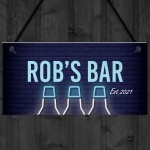 Funny Personalised Bar Man Cave Shed Garage Home Pub Sign