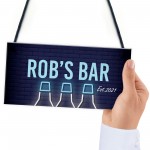 Funny Personalised Bar Man Cave Shed Garage Home Pub Sign