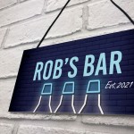 Funny Personalised Bar Man Cave Shed Garage Home Pub Sign