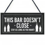 Funny Man Cave Bar Sign Hanging Garage Pub Garden Plaque