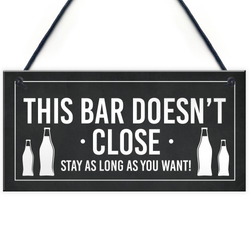 Funny Man Cave Bar Sign Hanging Garage Pub Garden Plaque