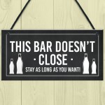 Funny Man Cave Bar Sign Hanging Garage Pub Garden Plaque