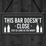 Funny Man Cave Bar Sign Hanging Garage Pub Garden Plaque