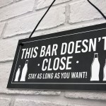 Funny Man Cave Bar Sign Hanging Garage Pub Garden Plaque