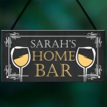 HOME BAR Sign Personalised Hanging Garden Summerhouse Shed Sign