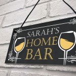 HOME BAR Sign Personalised Hanging Garden Summerhouse Shed Sign