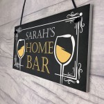 HOME BAR Sign Personalised Hanging Garden Summerhouse Shed Sign