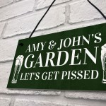 Garden SignPersonalised Funny Bar Sign Garage Pub Shed Plaque