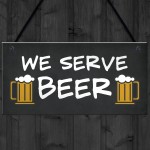 Novelty Beer Garden Hanging Home Bar Sign Man Cave Garden Bar