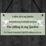 Hanging Garden Plaque Summer House Sign Garden Shed Memorial