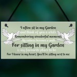 Hanging Garden Plaque Summer House Sign Garden Shed Memorial