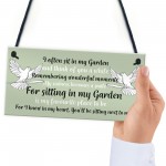 Hanging Garden Plaque Summer House Sign Garden Shed Memorial