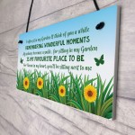 Mum Nan Memorial Gift Garden Plaque Summer House Sign