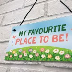 Hanging Garden Signs MY FAVOURITE PLACE Summerhouse Sign