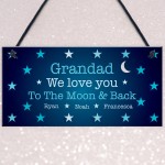 GRANDAD Gift Personalised Plaque Grandad Birthday Fathers Day