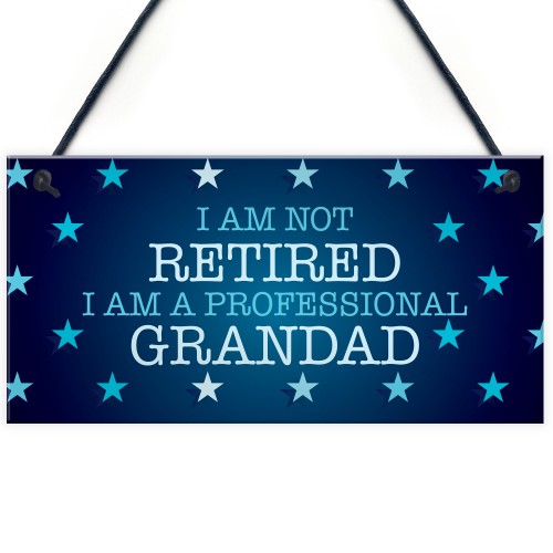 GRANDAD Gift Plaque Retirement Gift From Grandchildren