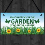 Funny Garden Signs And Plaques Hanging Summerhouse Sign