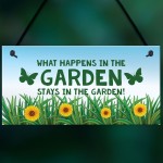 Funny Garden Signs And Plaques Hanging Summerhouse Sign