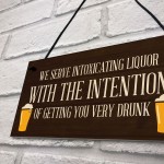 Rude Bar Sign Hanging Funny Garage Pub Shed Man Cave Garden 