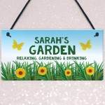 Personalised Garden Signs And Plaque Home Decor For Summerhouse