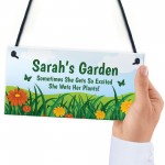 Funny Humorous Garden Signs And Plaques Personalised Home Decor