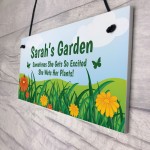 Funny Humorous Garden Signs And Plaques Personalised Home Decor