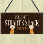 Personalised Bar Shack Sign Novelty Garden Home Bar Man Cave 