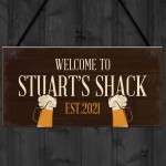 Personalised Bar Shack Sign Novelty Garden Home Bar Man Cave 