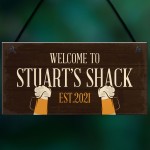 Personalised Bar Shack Sign Novelty Garden Home Bar Man Cave 