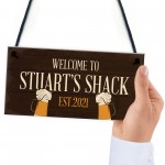 Personalised Bar Shack Sign Novelty Garden Home Bar Man Cave 