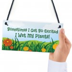 Funny Hanging Garden Sign Novelty Garden Lover Gift For Mum