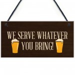 Novelty Home Bar Pub Shed Sign Funny Landlord Beer Garden