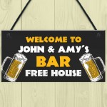 Funny Rude Home Bar Sign Garden Garage Pub Shed Man Cave Sign