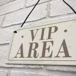 Hanging VIP AREA Bar Sign Novelty Home Bar Garden Signs