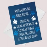 Funny Card For Dad From Dog Fathers Day Card Joke Card