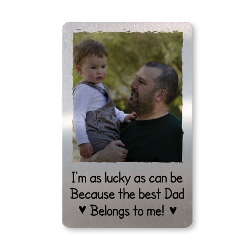 Personalised Wallet Gift Novelty Birthday Fathers Day Dad Gift