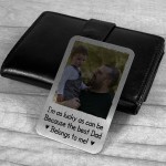 Personalised Wallet Gift Novelty Birthday Fathers Day Dad Gift