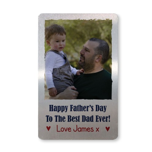 Personalised Wallet Card For Fathers Day Gift For Dad