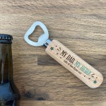 Personalised Bottle Opener Fathers Day Gift For Dad Birthday