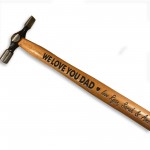 Personalised Hammer Engraved Gift For Dad Birthday Thank You