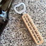 Dad Bottle Opener Gift For Fathers Day Novelty Birthday Gifts