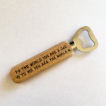 Dad Bottle Opener Gift For Fathers Day Novelty Birthday Gifts