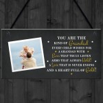 Personalised Sign Photo Gift For Grandad Fathers Day Birthday