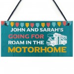 Motorhome Personalised Hanging Sign Novelty Decor Signs