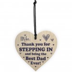 Personalised Stepdad Gift For Birthday Fathers Day Cute Thankyou