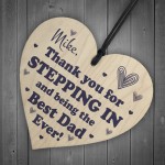 Personalised Stepdad Gift For Birthday Fathers Day Cute Thankyou