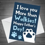 Fathers Day Card From Dog Funny Humour Card For Dad Grandad