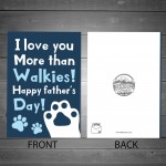 Fathers Day Card From Dog Funny Humour Card For Dad Grandad