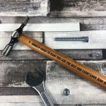 Personalised Gift For Dad Engraved Hammer Fathers Day Birthday